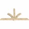 Ekena Millwork Redmond Rough Sawn Timber Gable Bracket, Douglas Fir, 96"W x 56"H x 4"D x 6"F, 14/12 Pitch GBW096X56X0406RED00RDF - alternate 4